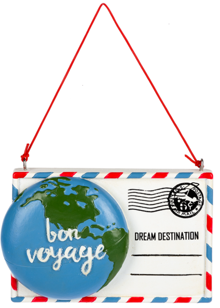 Ornament - Globe Bon Voyage