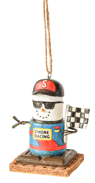 Ornament - S'Mores Race Car Driver