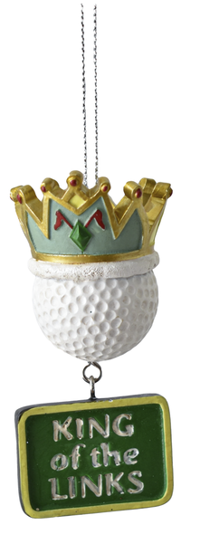 Ornament - Golf Ball (King of the Links)