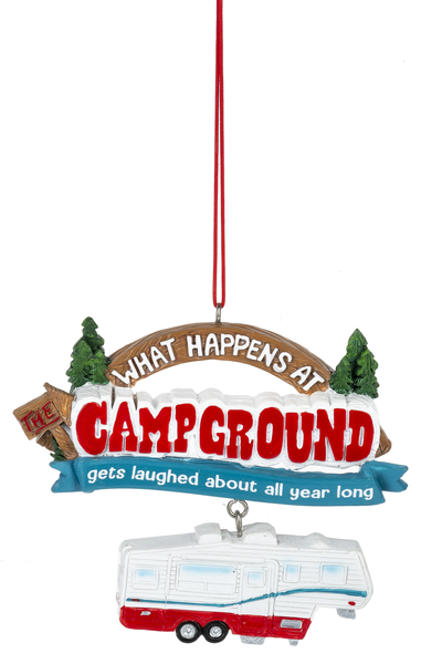 Ornament - What Happens at the Campground...