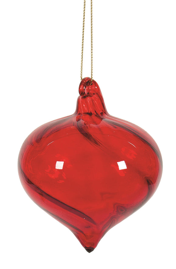 Ornament - Red Glass Onion