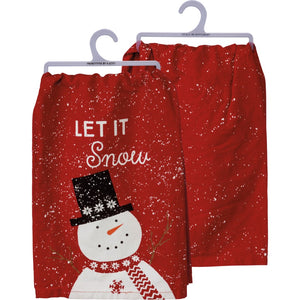 Tea Towel - Let it Snow