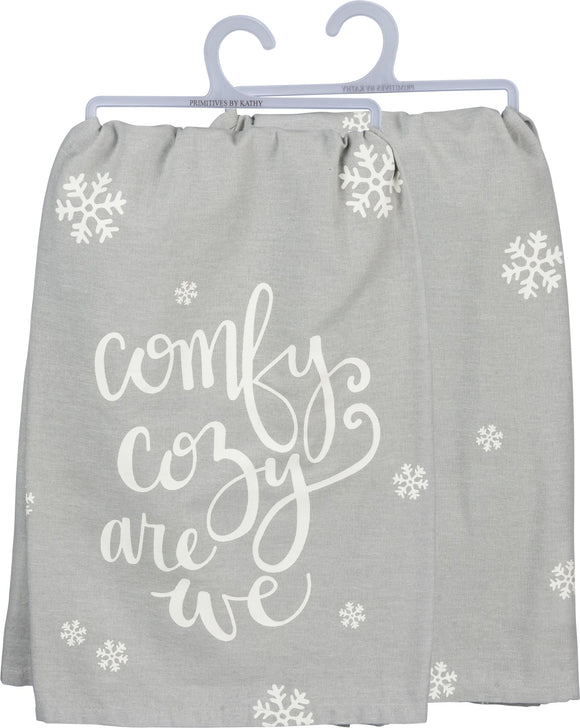 Tea Towel - Comfy Cozy Are We