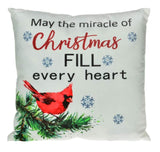 Pillow - Miracle of Christmas Cardinal LED