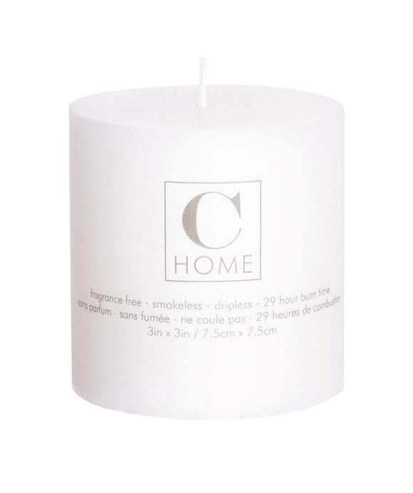 Candle - White Smokeless & Fragrance Free