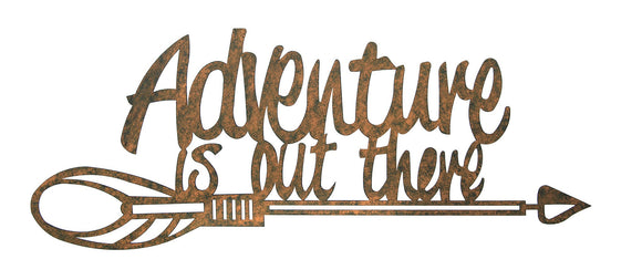 Wall Art - Adventure Is Out There (Metal)