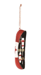 Ornament - Canoe Canada Flag