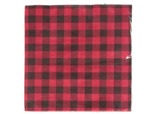 Napkins - Luncheon Buffalo Plaid (Red and Black)