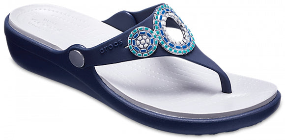 Crocs - Sanrah Diamante Wedge Sandal