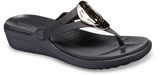 Crocs - Sanrah Liquid Metallic Wedge Flip Sandal