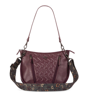 Lug Crossbody Bag - Swivel VL (Wine Red)