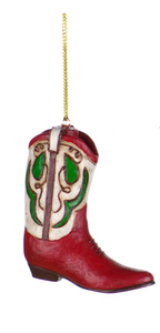 Ornament - Cowboy Boot (Red)