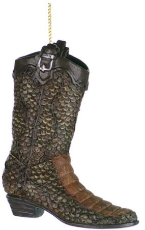 Ornament - Cowboy Boot (Snakeskin)