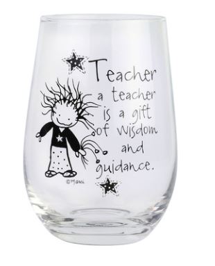 Stemless Wine Glass - Teacher