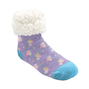 Pudus Classic Kids Socks - Unicorn Lavender