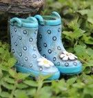 Fairy Garden - Rainy Day Fun Boots Blue