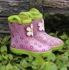 Fairy Garden - Rainy Day Fun Boots Purple