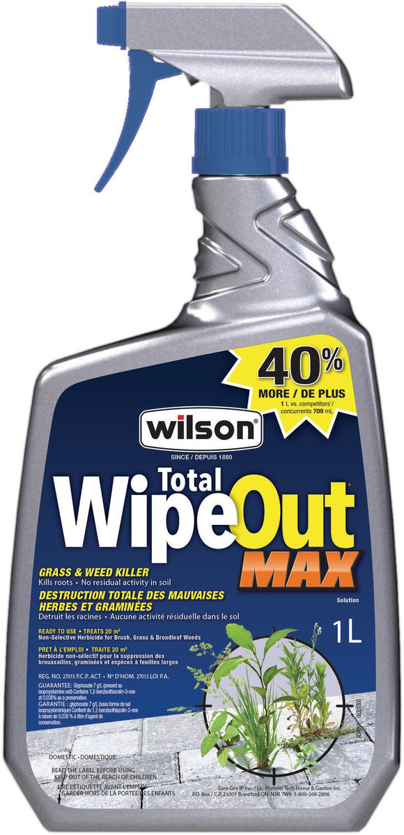 Wilson Total Wipeout Max 1L (Restricted Use)