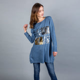 Sweater Dress - Love Yourself (Blue)