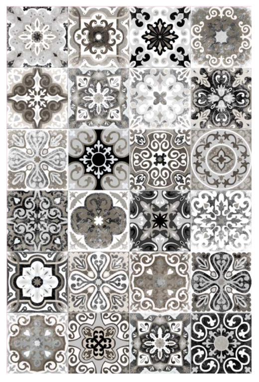 Floor Mat - Black Tile