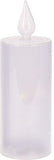 Candle - Glass Metallic LED (White)