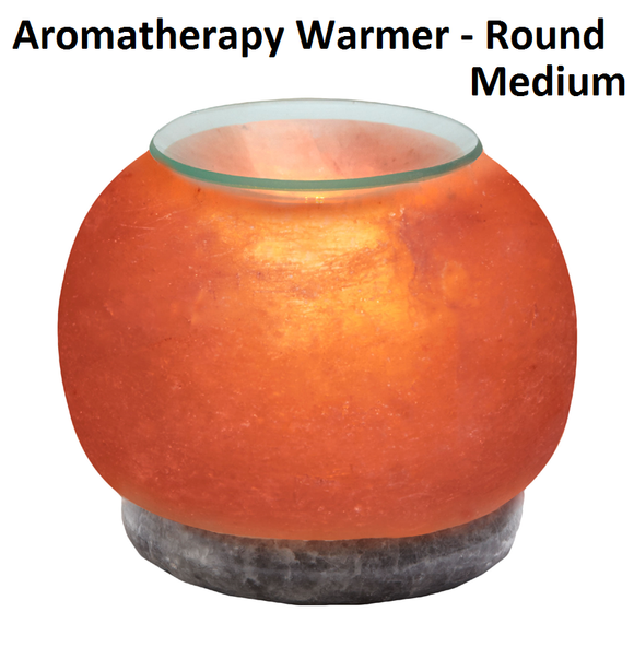 Aromatherapy Warmer Salt Lamp - Round (Medium)