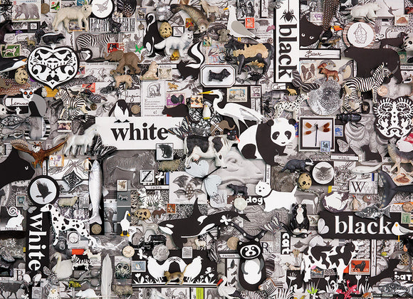 Puzzle - Black and White Animals
