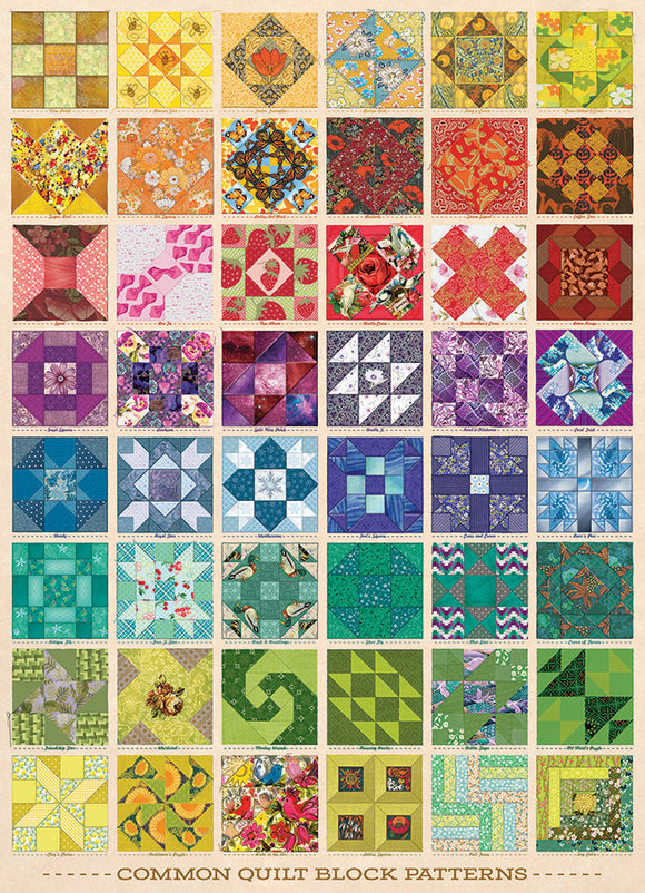 Puzzle - Common Quilt Blocks