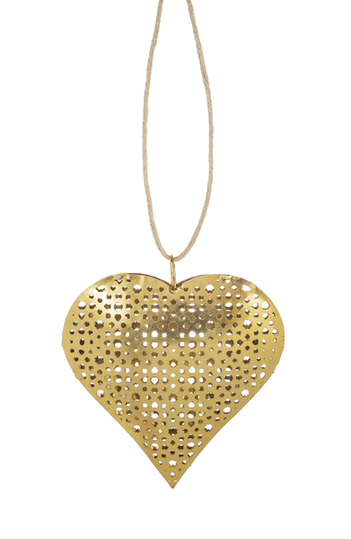 Ornament - Heart Laser Cut Dots