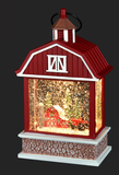 Snow Globe - Barn Lantern LED