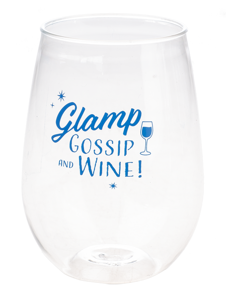 Wine Glass - Glamp Gossip and Wine