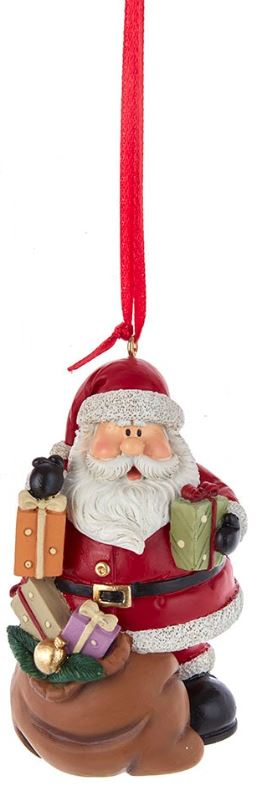 Ornament - Santa with Sack and Gifts