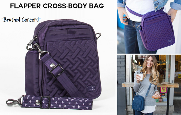 Flapper Cross Body - Brushed Concord