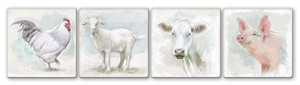 Coasters - Farm Animals