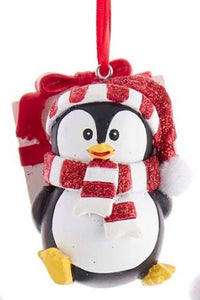 Ornament - Penguin with Gift