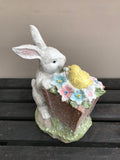 Easter Bunny - With Flowers in Basket