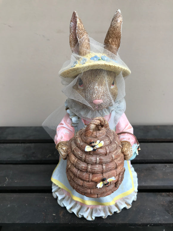 Bunny - Holding Beehive