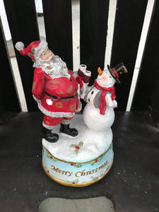 Snowman and Santa Decor - Cheers Musical