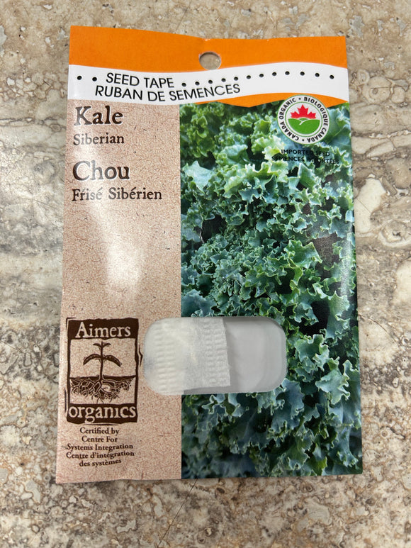 Seed Tape - Kale Siberian (Organic)