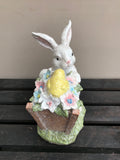 Easter Bunny - With Flowers in Basket