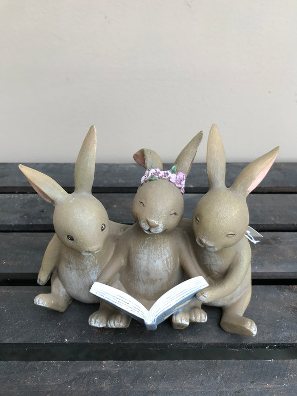 Bunny Trio - Reading
