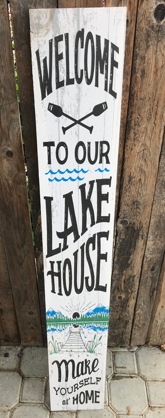 Wall Art - Welcome To Our Lakehouse