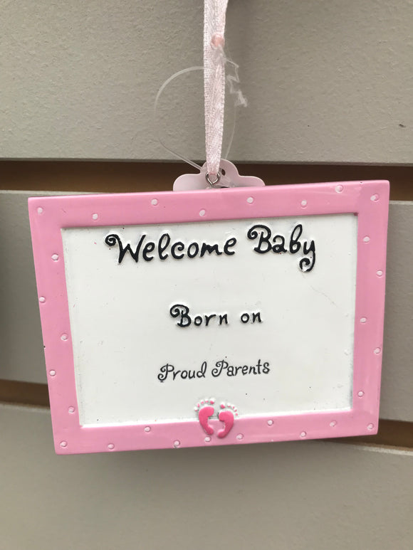 Ornament - Birth Announcement