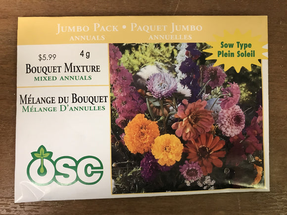 Mixed Annuals - Bouquet Mixture Jumbo Pack (Seeds)
