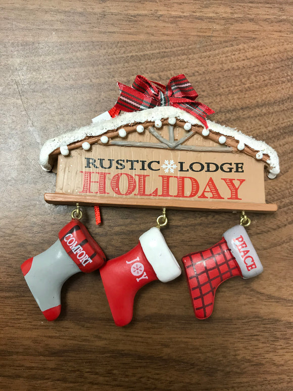 Ornament - Rustic Lodge Holiday