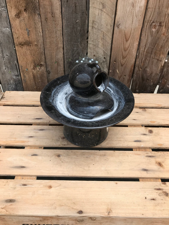 Tabletop Fountain - Black Jug
