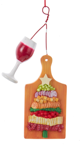 Ornament - Charcuterie Board and Glass