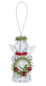 Kissing Crystal - Mini Angel with Wreath