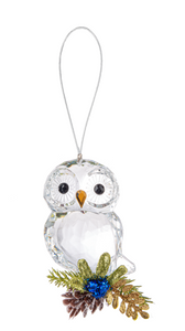 Kissing Crystal - Owl Pinecone 2.5"