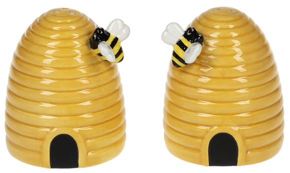 Salt & Pepper Shakers - Bee Hive